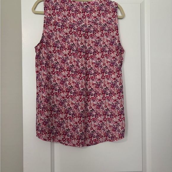 Adrianna Papell Pink Floral Blouse - Picture 3 of 3